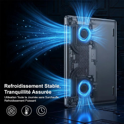 Ordinateur Portable Windows 11 Laptop, Film Silicone Pour Clavier AZERTY PC Portable 15,6 Pouces Windows 11 et Suite Office 365 