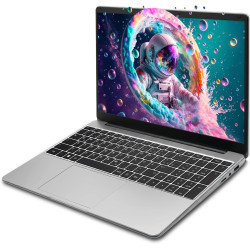 Ordinateur portable 15,6" Windows 11 avec clavier allemand, pratique pour l'école et l'utilisation privée
