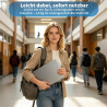 Ordinateur portable 15,6" Windows 11 avec clavier allemand, pratique pour l'école et l'utilisation privée