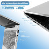Ordinateur portable 15,6" Windows 11 avec clavier allemand, pratique pour l'école et l'utilisation privée