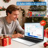 Ordinateur portable 15,6" Windows 11 | Avec clavier allemand d'origine pour un apprentissage et un travail efficaces