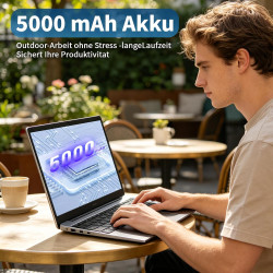 Ordinateur portable Windows 11 - 15,6" - Avec clavier allemand - Idéal pour une utilisation quotidienne allemande