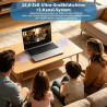 Ordinateur portable Windows 11 | Ordinateur portable 15,6" avec clavier allemand, convient pour les cours en ligne et le bureau 