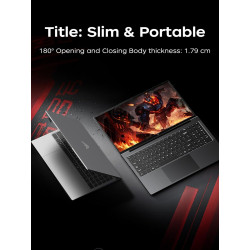 Ordinateur Portable 15,6" FHD 1920x1080, Processeur Ryzen 7 7730U Jusqu'à 4,5 GHz Ordinateur Portable de Gaming 16 Go RAM DDR4 *