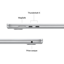 Apple MacBook Air 15 Pouces Ordinateur Portable avec Puce M4 : Conçu pour Apple Intelligence, Écran Liquid Retina de 15,3 Pouces
