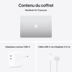 Apple MacBook Air 15 Pouces Ordinateur Portable avec Puce M4 : Conçu pour Apple Intelligence, Écran Liquid Retina de 15,3 Pouces