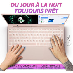 Ordinateur portable ultra-fin 15,6",processeur n5100 (2,8 ghz), 16 go de ram, 512 go ssd, 1920x1080 fhd, 6000 mah, wifi double b
