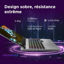 Lenovo LOQ 15IRX10 - Ordinateur Portable Gaming 15.6'' FHD 144Hz (Intel Core i5-13450HX, RAM 16Go, SSD 512Go, NVIDIA RTX 5050 8G