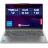 Lenovo IdeaPad Slim 5 16IRH10 - Ordinateur Portable 16'' WUXGA (Intel Core i5-13420H, RAM 16Go, SSD 1To, Intel UHD Graphics, Win