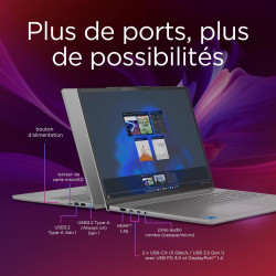 Lenovo IdeaPad Slim 5 16IRH10 - Ordinateur Portable 16'' WUXGA (Intel Core i5-13420H, RAM 16Go, SSD 1To, Intel UHD Graphics, Win