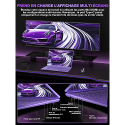 Ordinateur Portable Gaming 16 Pouces 12 + 512 Go Soutien Extension 1TB (HDD-2TB) 4 cœurs Celeron N5095 (jusqu'à 2,9 GHz)1920x120