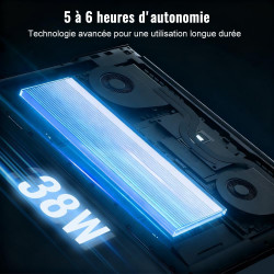Ordinateur Portable 16 Pouces 4 cœurs Celeron N5095 (jusqu'à 2,9 GHz),12+512GB SSD Soutien Extension 1TB ,PC Portable Win11 Avec