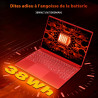 Ordinateur Portable Gaming 16 Pouces 12+512 Go Soutien Extension 2TB (HDD-2TB) 4 cœurs Celeron N5095 (jusqu'à 2,9 GHz)PC Gamer P