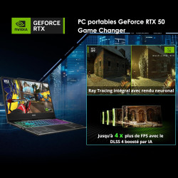 MSI Cyborg 15 PC Portable Gaming 15,6" FHD 144Hz – NVIDIA GeForce RTX 5050 8 Go – Intel Core 5-210H – 16 Go DDR5 RAM – 512 Go SS