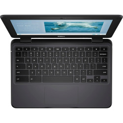 Dell Chromebook 3110 Ordinateur Portable, écran HD 11,6 Pouces (1366 x 768), processeur Intel Celeron N4500, 4 Go de RAM, eMMC 3