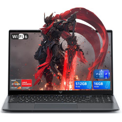 ACEMAGIC Pc Portable Gaming Ryzen 7 5700U (Jus qu'à 4,3GHz) DDR4*2,WiFi 6,Laptop 15.6 Pouces 16 Go RAM 512 Go SSD,1080 FHD,3*USB