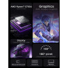 ACEMAGIC Pc Portable Gaming Ryzen 7 5700U (Jus qu'à 4,3GHz) DDR4*2,WiFi 6,Laptop 15.6 Pouces 16 Go RAM 512 Go SSD,1080 FHD,3*USB