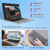 NOTODD Ordinateur Portable 14 Pouces,6 Go RAM+128 Go Soutien Extension SSD 1TB PC Portable Win11 Celeron J4105 Pas Cher 2.4+5G W