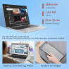 NOTODD Ordinateur Portable 14 Pouces,6 Go RAM+128 Go Soutien Extension SSD 1TB PC Portable Win11 Celeron J4105 Pas Cher 2.4+5G W
