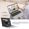 NOTODD Ordinateur Portable 14 Pouces,6 Go RAM+128 Go Soutien Extension SSD 1TB PC Portable Win11 Celeron J4105 Pas Cher 2.4+5G W