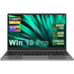 NOTODD Ordinateur Portable14 Pouces Celeron N4020 (jusqu'à 2,8 GHz),6GB RAM 64 Go Soutien Extension SSD 1TB,PC Portable Win11 2.