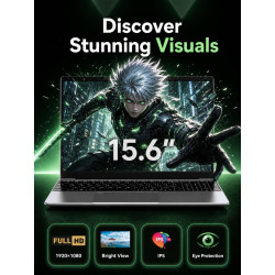 FUNYET 15,6 Pouces Ordinateur Portable i5-6200U (jusqu'à 2,80 GHz) 16Go RAM 1To SSD PC Portable avec Win 11 Laptop, WiFi 5, BT 4