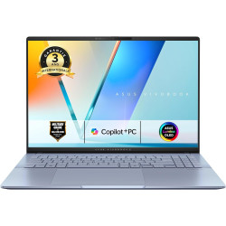 ASUS Vivobook S16 Copilot+ PC AI-S5606-50W 16 Pouces 3.2K OLED 120Hz Portable (Processeur AMD Ryzen AI 9 365 5 Ghz, 32GB LPDDR5X