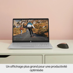HP 17-cn3002sf Ordinateur Portable 17,3" HD+, PC Portable (Intel Core i3-N305, RAM 8 Go, SSD 512 Go, Intel UHD Graphics, Windows