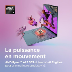 Lenovo Yoga Pro 7 14ASP10 - Ordinateur Portable 14.5'' 3K OLED Copilot+ (AMD Ryzen AI 9 365, RAM 32Go, SSD 1To, AMD Radeon 880M 