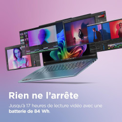 Lenovo Yoga Pro 7 14ASP10 - Ordinateur Portable 14.5'' 3K OLED Copilot+ (AMD Ryzen AI 9 365, RAM 32Go, SSD 1To, AMD Radeon 880M 