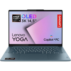 Lenovo Yoga Pro 7 14ASP10 - Ordinateur Portable 14.5'' 3K OLED Copilot+ (AMD Ryzen AI 9 365, RAM 32Go, SSD 1To, AMD Radeon 880M 