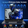 16 Pouces Ordinateur Portable, Core i5 8210Y Processeur 16Go RAM 1 to SSD PC Portable, Laptop écran 1920 x 1200 IPS, RJ45, USB 3