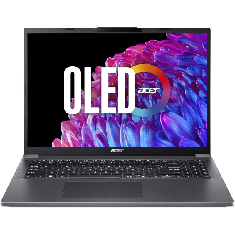 acer Aspire 16 I PC Portable 16" WUXGA+ OLED 120 Hz I Intel Core Ultra 5 115U I 16Go RAM I 512Go SSD I Intel Graphics I Windows 