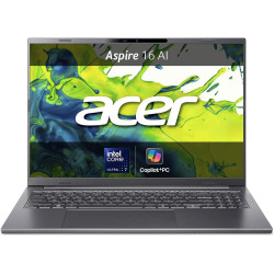 Acer Aspire 16 AI I PC Portable 16" OLED I Copilot+ PC I Intel Core Ultra 7 (IA) I 32 Go RAM I 1To SSD I Intel Arc Graphics I Wi
