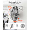 VEVOR Ventilateur Mural Industriel 50,5 cm Lot de 2, Ventilateur Mural pour Atelier, Garage, Entrepôt et Salle de Sport, 3 Vites