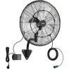 VEVOR Ventilateur Mural Industriel Brumisateur 50,5 cm, Ventilateur Oscillant avec Télécommande pour Atelier, Garage, Entrepôt e