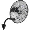 VEVOR Ventilateur Mural Industriel Brumisateur 50,5 cm, Ventilateur Oscillant avec Télécommande pour Atelier, Garage, Entrepôt e