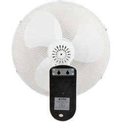 Cofan Ventilateur mural avec minuterie et télécommande | Puissance de 50 W