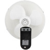Cofan Ventilateur mural avec minuterie et télécommande | Puissance de 50 W