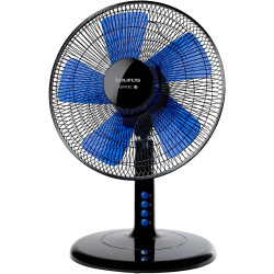 Taurus Boreal 12 Elegance - Ventilateur de table 45W, 5 lames, système d'oscillation et d'inclinaison, 3 vitesses, diamètre 30cm