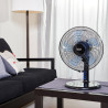 Taurus Boreal 12 Elegance - Ventilateur de table 45W, 5 lames, système d'oscillation et d'inclinaison, 3 vitesses, diamètre 30cm