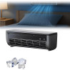 Ventilateur de climatiseur portable avec télécommande, chargement sans fil, refroidissement instantané, 3 vitesses, design mural