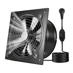 VEVOR Ventilateur Extraction Mural 30,5 cm Ventilateur Extracteur 2647 m³/h Extracteur d'Air pour Grenier, Garage, Sous-sol, Ate