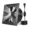 VEVOR Ventilateur Extraction Mural 30,5 cm Ventilateur Extracteur 2647 m³/h Extracteur d'Air pour Grenier, Garage, Sous-sol, Ate