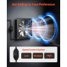VEVOR Ventilateur Extraction Mural 30,5 cm Ventilateur Extracteur 2647 m³/h Extracteur d'Air pour Grenier, Garage, Sous-sol, Ate