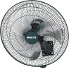 Fanelite - Ventilateur mural 45T-W - Diamètre 45 cm - 3 vitesses - Avec cordons - Oscillant ou fixe - Professionnel - Fort débit