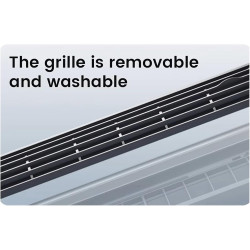 Générique Ventilateur mural sans perçage, unité de refroidissement portable pour cuisine chambre camping car, ventilateur silenc