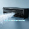 Générique Ventilateur mural sans perçage, unité de refroidissement portable pour cuisine chambre camping car, ventilateur silenc