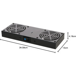Set de Ventilateurs avec 2 Ventilateurs adaptés aux Baies murales