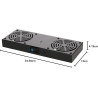 Set de Ventilateurs avec 2 Ventilateurs adaptés aux Baies murales